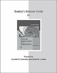 Discrete Mathematics 8E Rosen Stud Solutions Guide 9781259731693