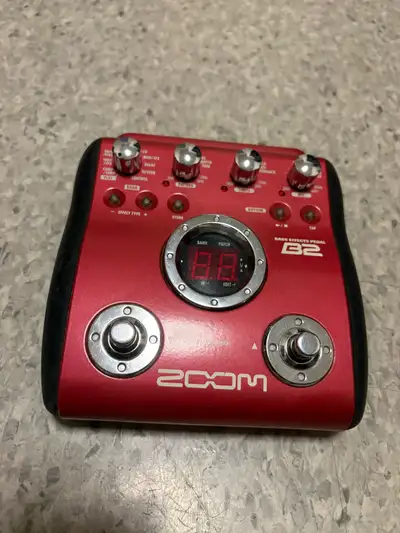 ZOOM B2 Bass Effects pedal, View more