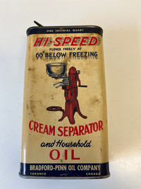 Vintage oil can 