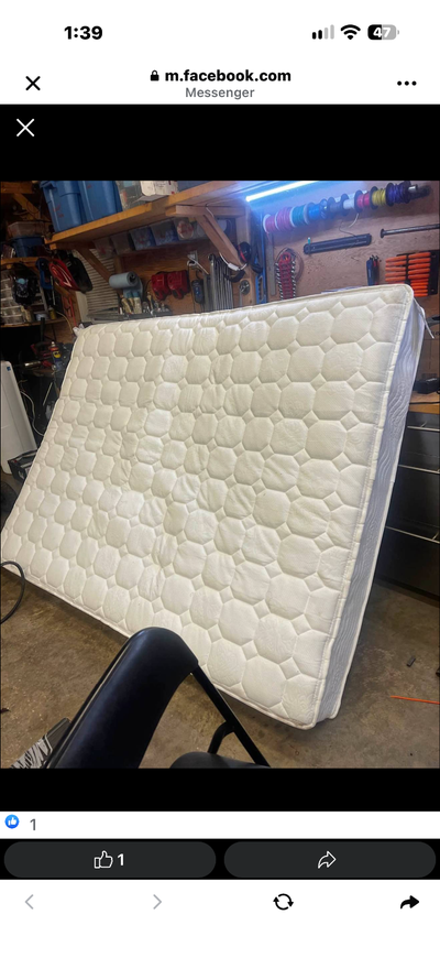 Queen  size mattress.  Bought new. But too big need a double, View more