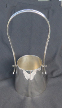 Antique solid silver ice bucket sales