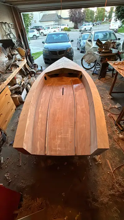 Ready for fairing. Great winter project. Finish it in winter for a spring sailing season. Sail is re...