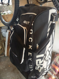 GRIT wheeled hockey bag.  Adult size.  Black.