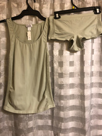 La Senza lingerie Green Cami and Shorts set - XL
