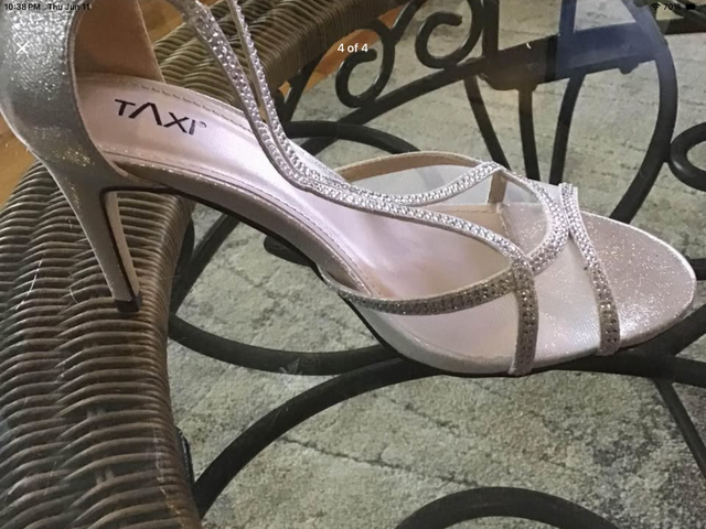 Taxi Paris Silver Heels in Women's - Shoes in Fredericton - Image 6