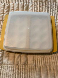 Vintage Tupperware devilled egg keeper carrier with lid contain