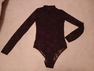 selling beautiful black lace body suit, View more