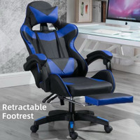 GAMING CHAIR WITH FOOTREST & MASSAGE /BRAND NEW / MARKHAM 