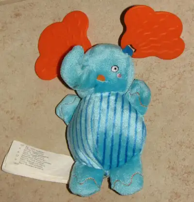 Ikea Barnslig Plush Elephant with teather ears, View more