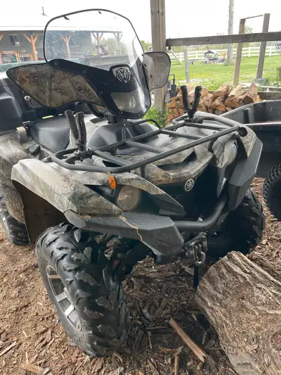 I'm selling my Yamaha Grizzly 700 EFI ATV, a robust and reliable machine perfect for tackling tough...