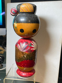 Vintage Kokeshi Japanese Wooden Doll