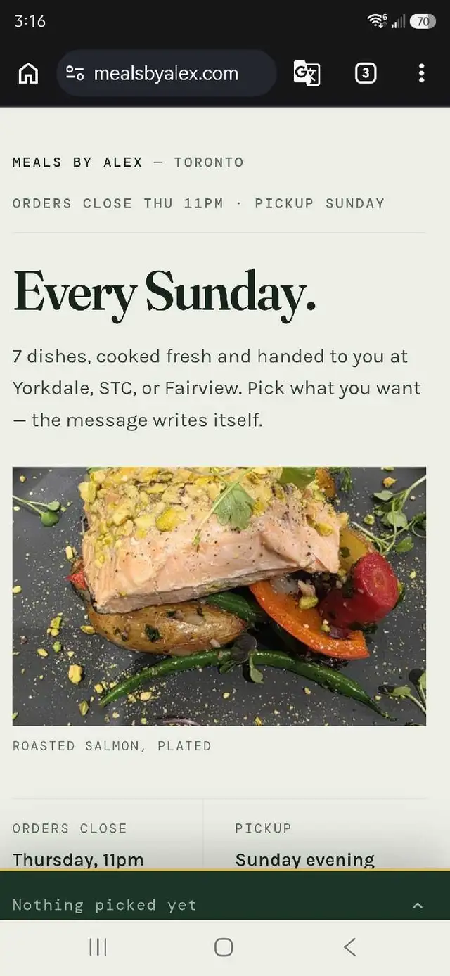 Meal prep! www.mealsbyalex.com