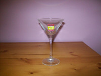 martini glass.  -can deliver in local area.