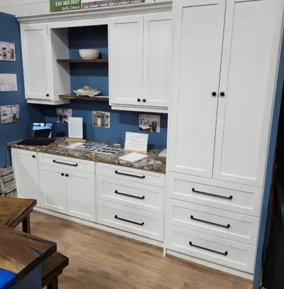 Beautiful White Kitchen Cabinets including Pantry, View more