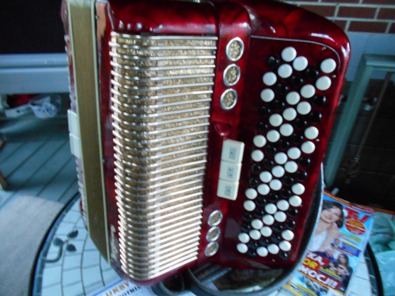 Button accordion for sale  