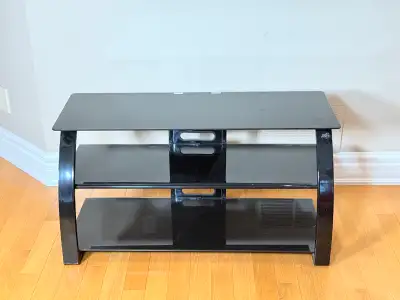Black Glass TV Stand, View more