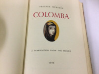 FRENCH WRITER - COLOMBA BY PROSPER MÉRIMÉE