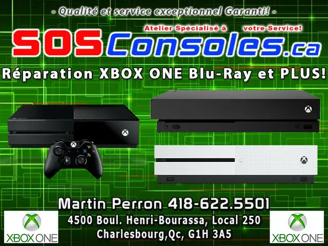Réparation XBOX ONE et XBOX ONE X Lecteur, Écran noir et Autres! in XBOX One in Québec City - Image 2