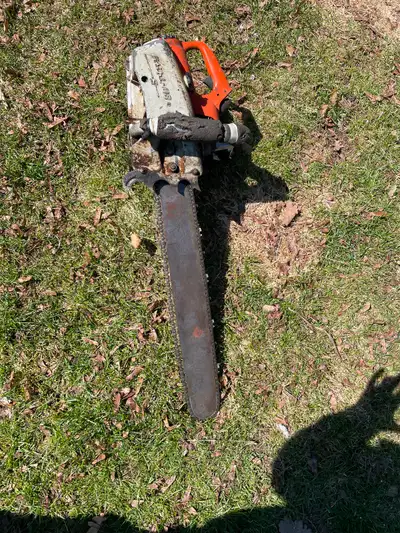 Vintage stihl chainsaw, View more