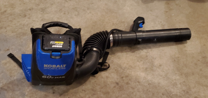 3X: Kobalt 60v Electric Portable BackPack Blowers CHEAP! for sale  