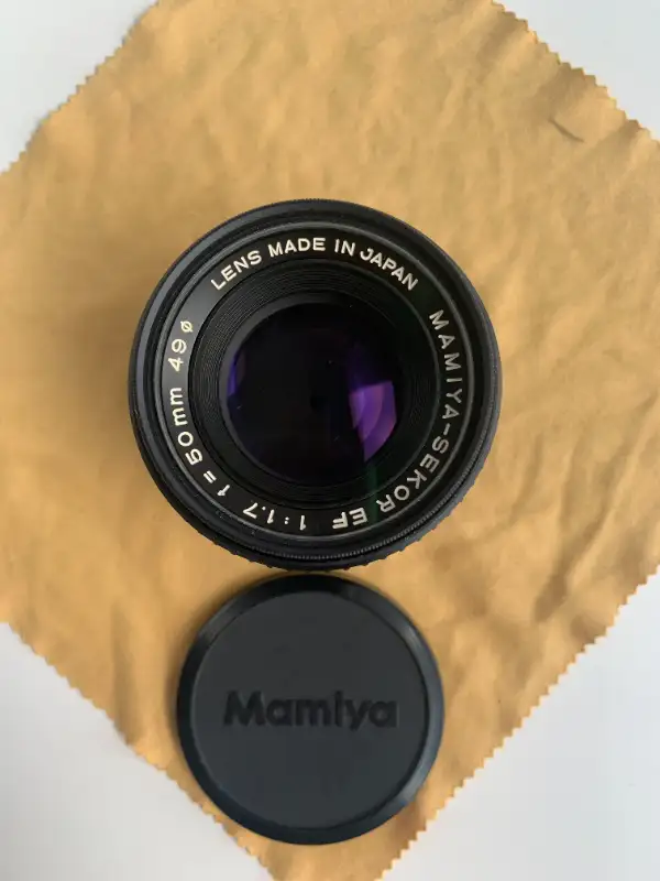 Mamiya Sekor EF 1 : 1.7  f= 50mm 49 ø Lens Made In Japan in Cameras & Camcorders in City of Toronto - Image 2