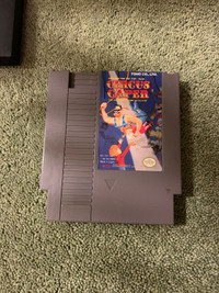 Original Nintendo NES game Circus Caper  