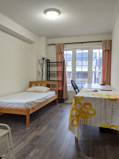 A clean beautiful furnished room with private ensuite bathroom on 2nd floor of a detached house in Y...