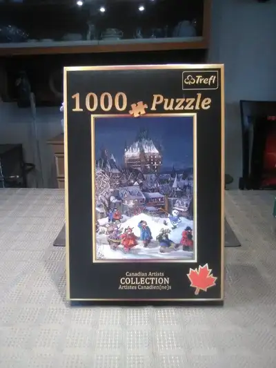GLGL. CASSE-TÊTE PAULINE PAQUIN.  ARTISTE QUÉBEC. (1000) PUZZLE, View more
