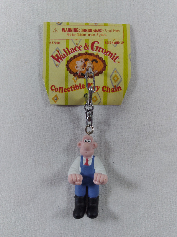 2 Vintage 1989 Wallace & Gromit Collectable Key Chain in Arts & Collectibles in Moncton