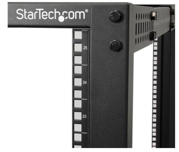 StarTech 25U Adjustable Depth Open Frame 4-Post Server Rack with in Networking in Ottawa - Image 2