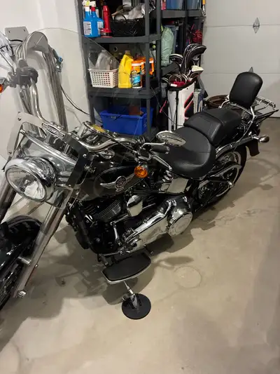 Last of the originals. This 2017 Harley Davidson Fat Boy has less than 9,000 km and is the last year...