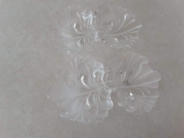 Vintage Footed MiKasa Walther Frosted or Clear Crystal Dish in Kitchen & Dining Wares in Thunder Bay - Image 2
