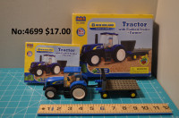 Blocs IMEX style lego tracteur New Holland