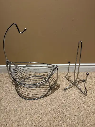 Banana Basket Hanger and Paper Towel holder, View more