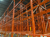 Used heavy duty pallet rack frames 20’ tall x 42” deep RediRack