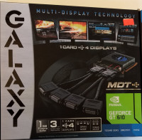 Galaxy Nvidia GeForce GT 610 1GB DDR3 PCIe Video Card with Cable