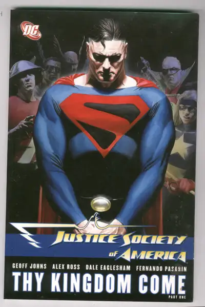 Thy Kingdom Come graphic novel with Superman and the Justice Society of America. Writer Geoff Johns...