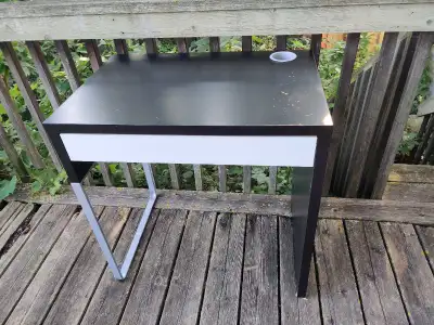 Personal desk with large drawer & cable hole, View more