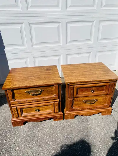 Wooden Nightstands - Set of 2-SOLD, View more