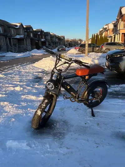 E bike with fat tires, View more
