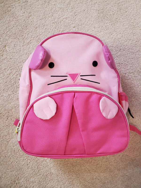 Skip Hop Zoo mouse mini backpack pink in Strollers, Carriers & Car Seats in Oakville / Halton Region - Image 2