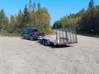 20 foot Tandem Car Trailer with winch 