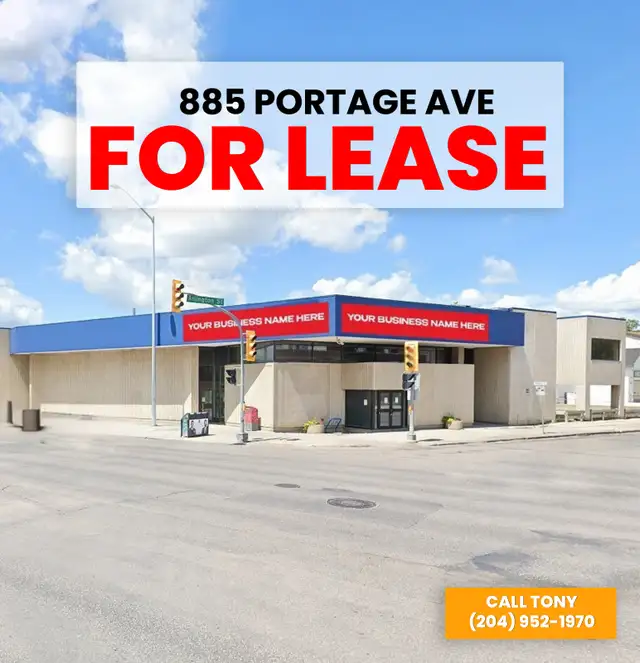 Building for Lease 885 Portage Ave - Commercial Space
