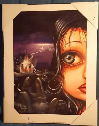 Immerse yourself in the captivating world of art with this striking print. Perfect for adding a touc...