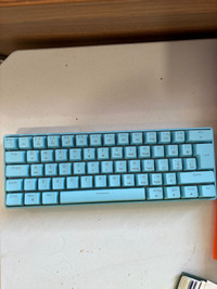 blue Zi you lang rgb gaming keyboard 60% size