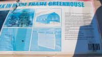 10 x 20 x 7 high metal framed green house