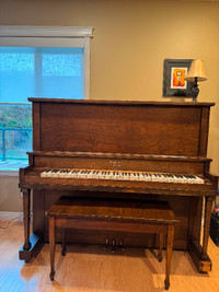 Free upright piano (McLean’s)