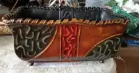 METAL STEEL PANEL MADE FLOWER DECORATING FOOTED PLANTER