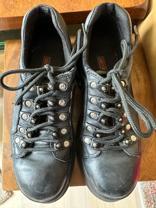 Vintage Harley Davidson Ladies Shoes black size 8.5 in Women's - Shoes in City of Toronto - Image 2