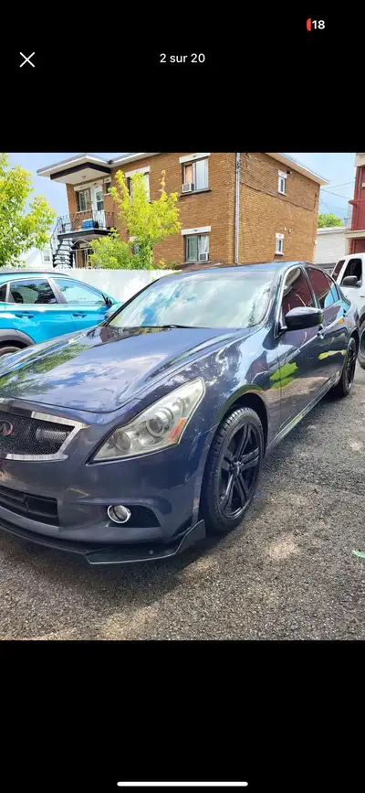 Infiniti g37 Xs 2013 ( 4 porte ) 250 xxx km Toujours pris soins minutieusement Moteur en très bonne...